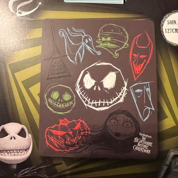 30th Anniversary Nightmare before Christmas Throw Blanket - Picture 3 of 4